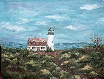 Maine Lighthouse Brown Island