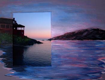 Monhegan Sunset paintography_9