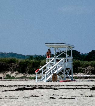 Popham Beach Lifeguard August 2003