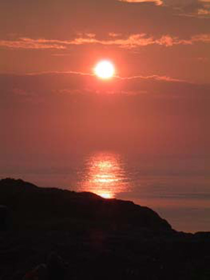 A- Monhegan Sunset