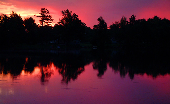 a- Sunrise on Pleasant pond 3_1